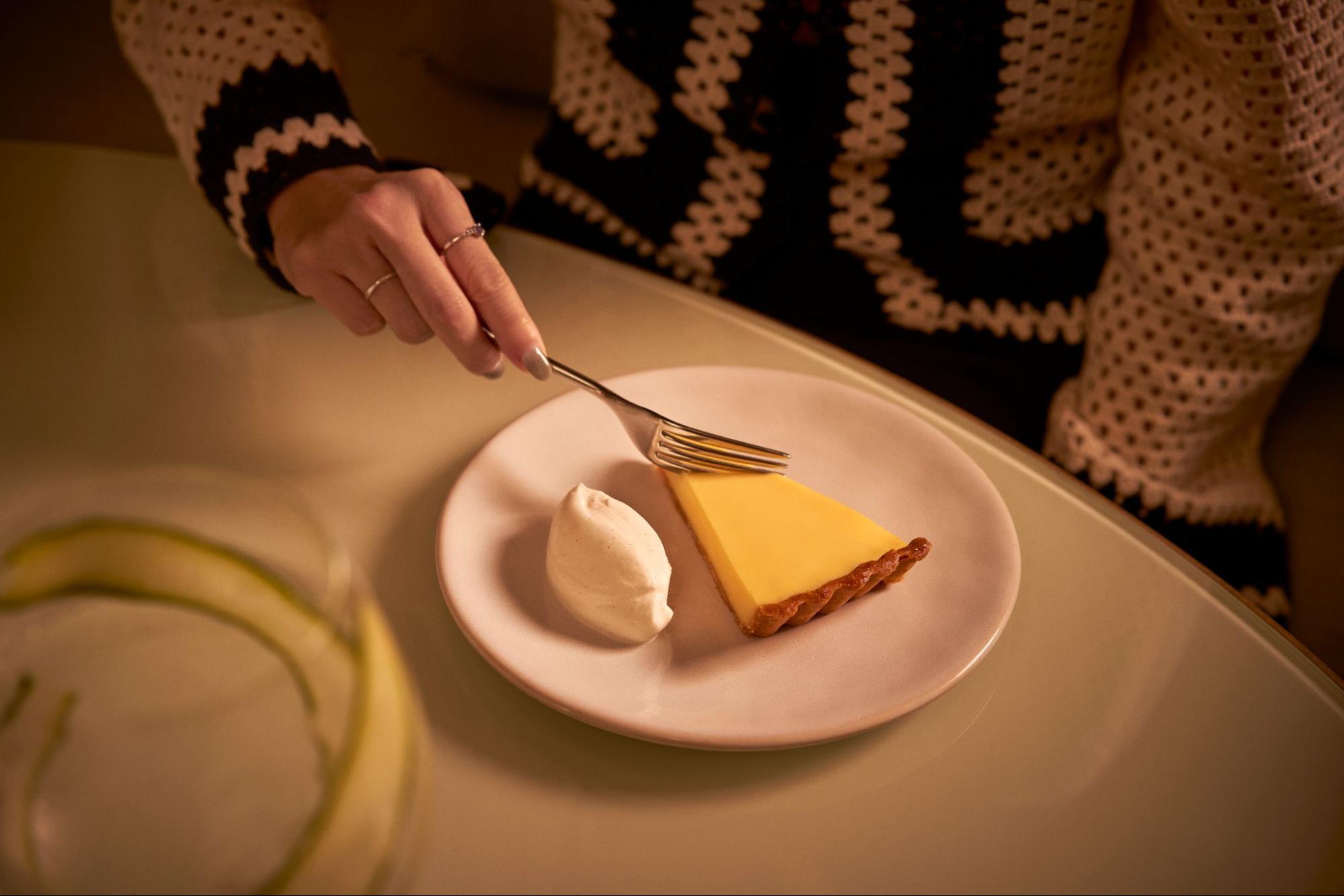 La Terrace Singapore lemon tart