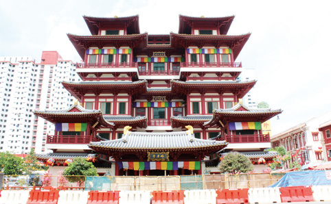 This $59m, five-storey Buddhist complex is a house of worship and a few museums rolled into one