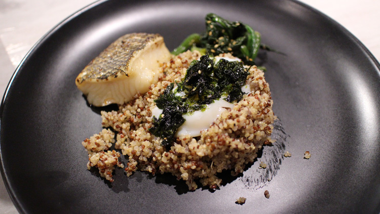 Miso-grilled Chilean seabass