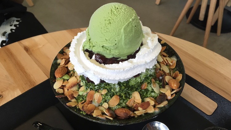 Nunsaram - Green tea bingsu