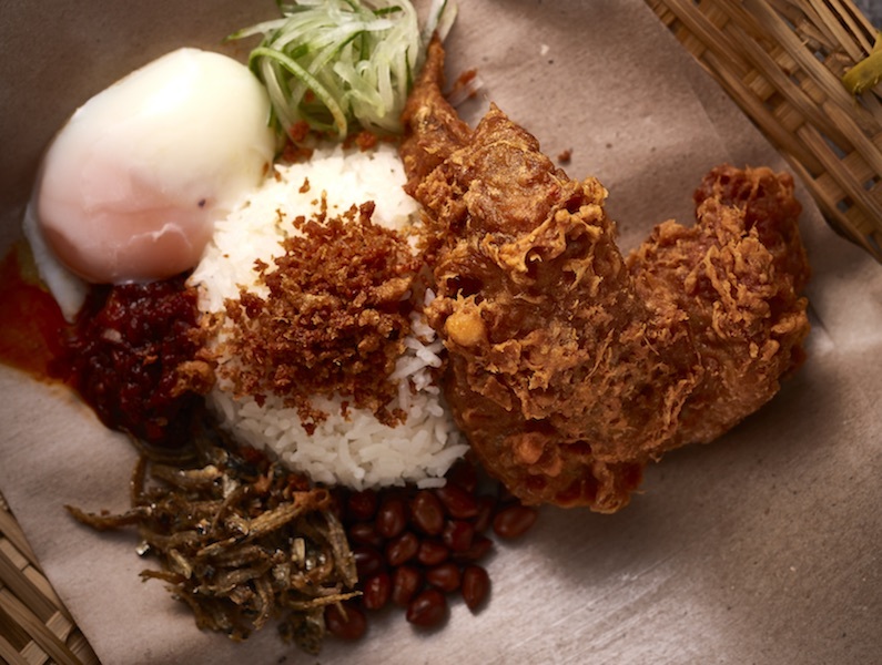 Chicken nasi lemak