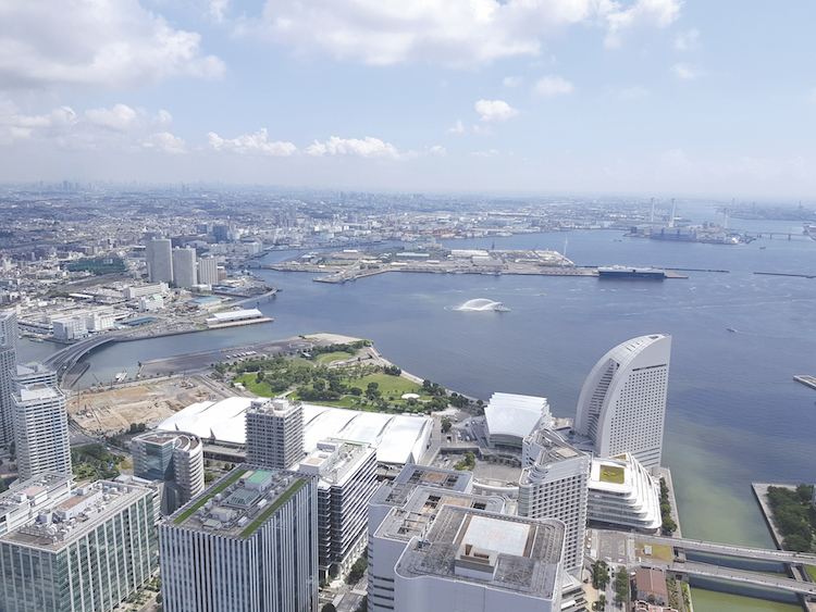 The Yokohama skyline
