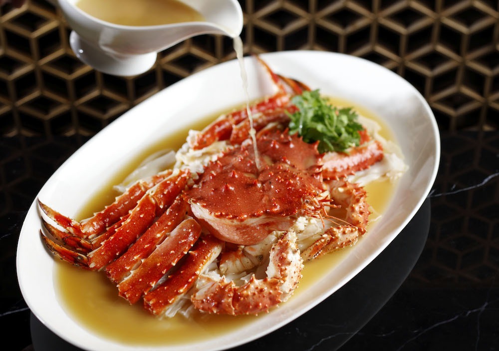 Drunken crab rice noodles