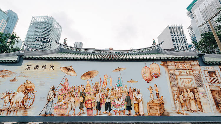 Thian Hock Keng Mural by Yip Yew Chong