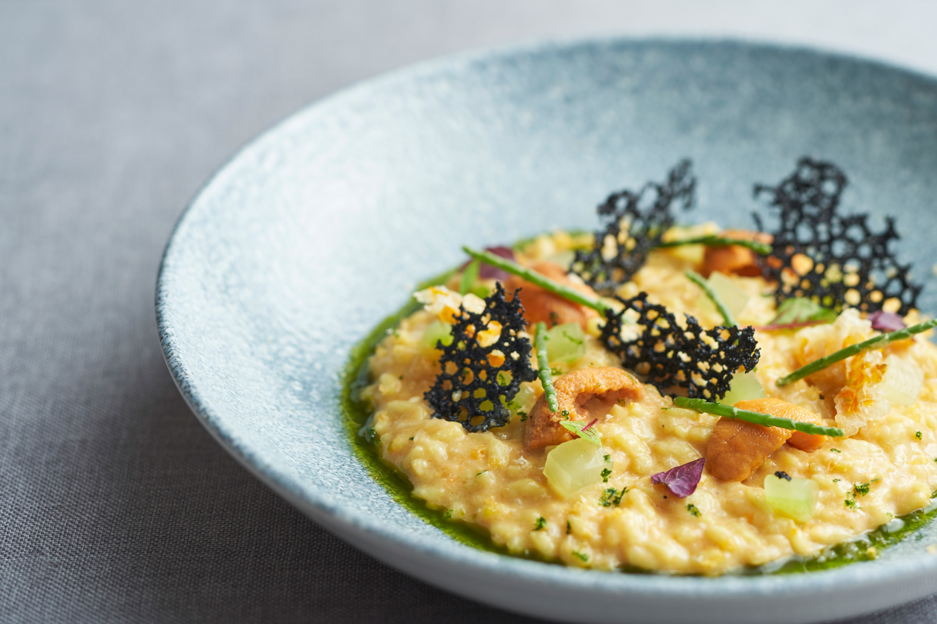 Uni saffron risotto
