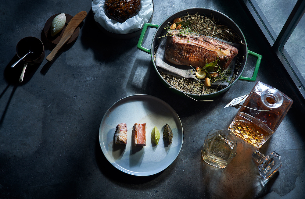 Grilled lamb and young jackfruit