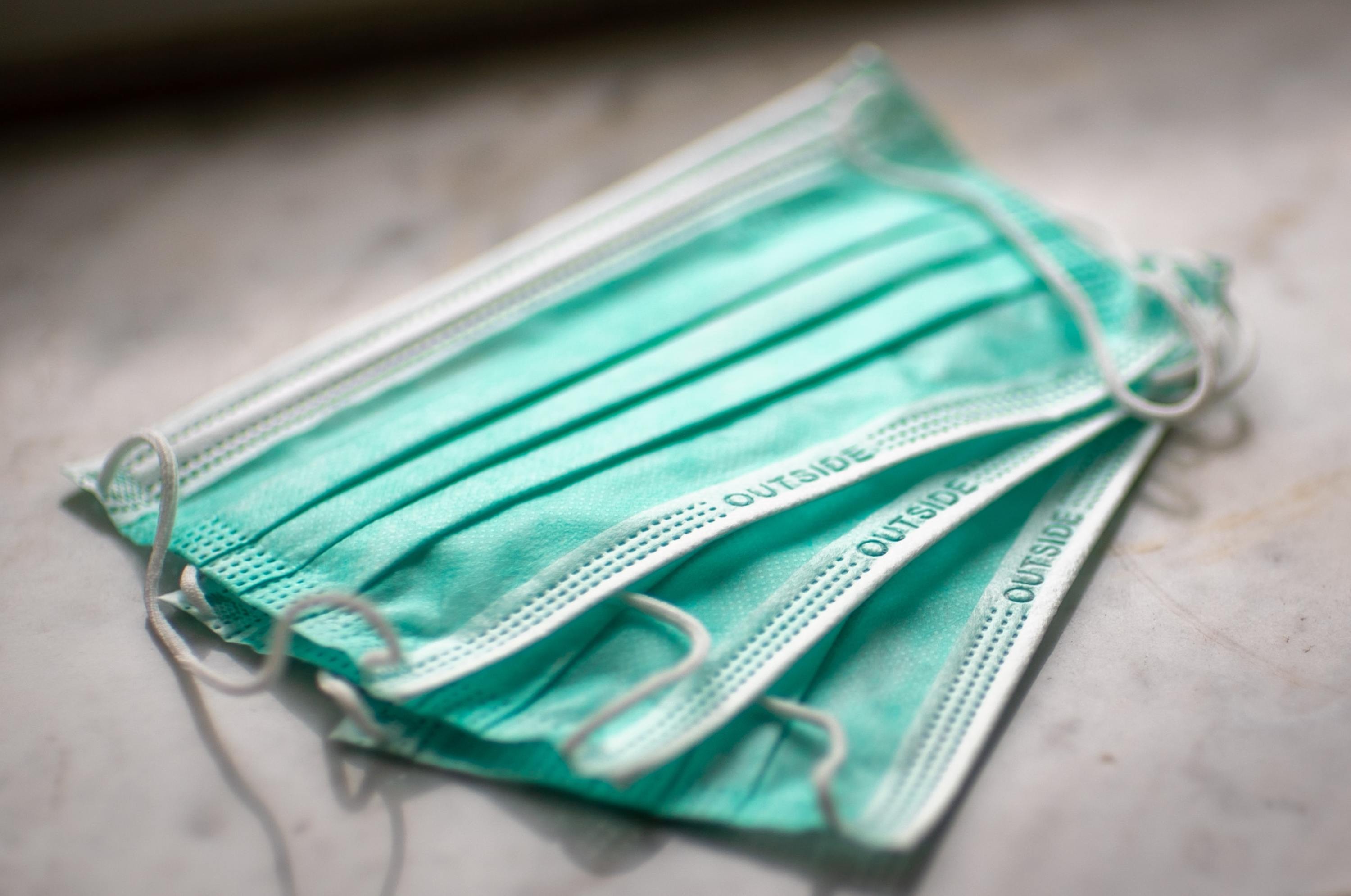 Stock photo of face masks