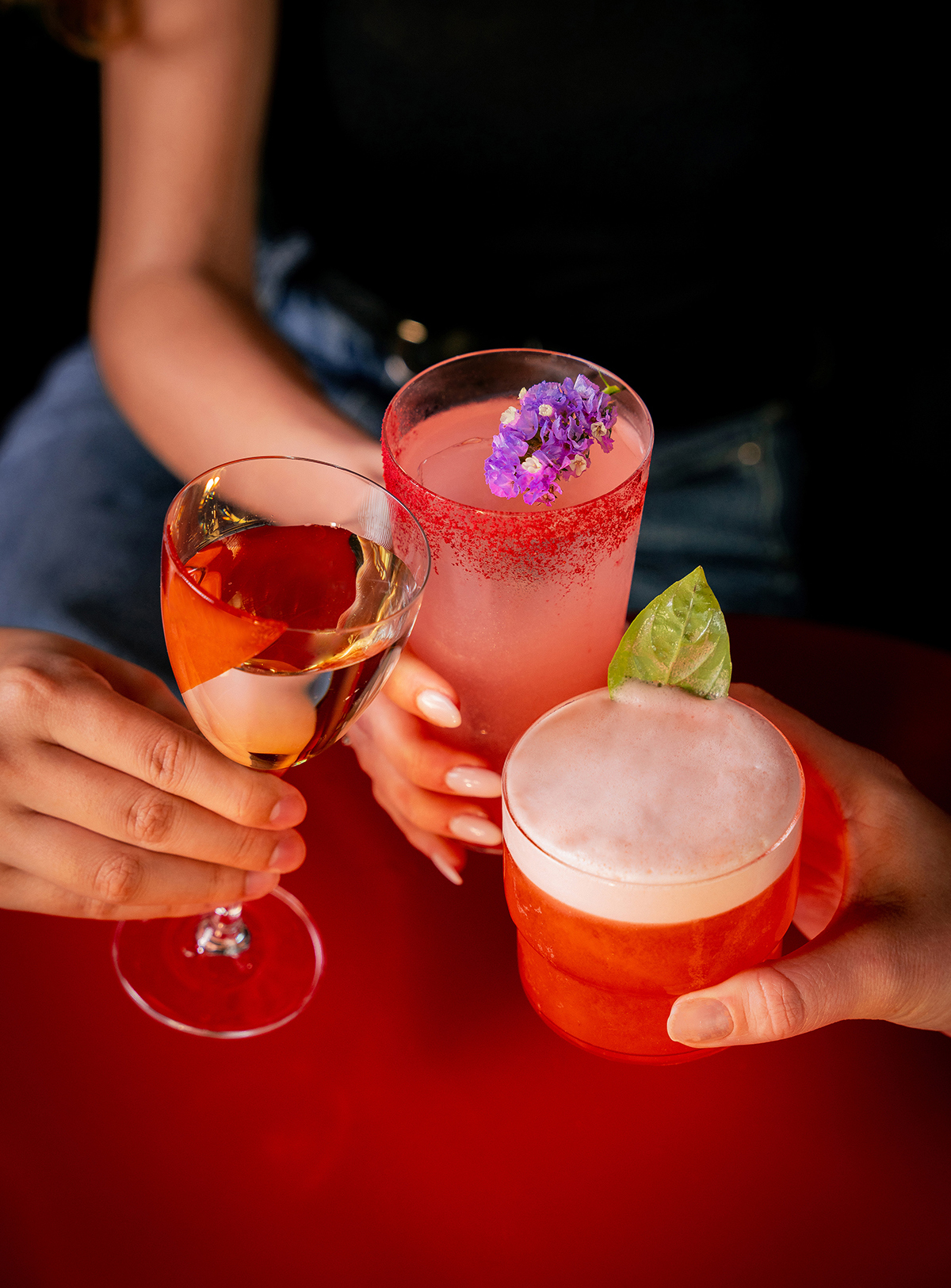Eight Shades of Red cocktails