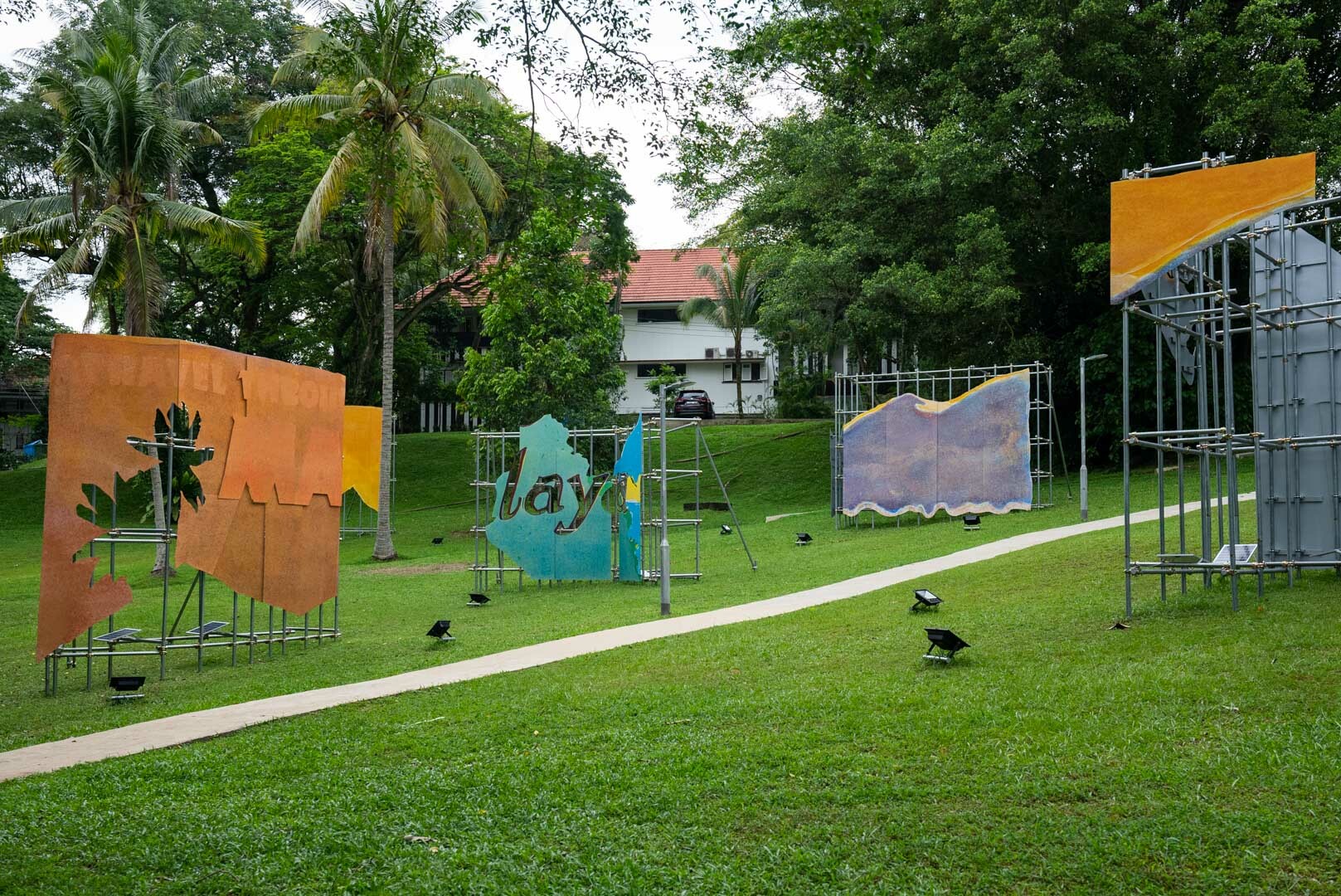 'Stagecraft: Landscaped Grounds' by Hilmi Johandi, as part of Singapore Deviation: Wander with Art through the Rail Corridor