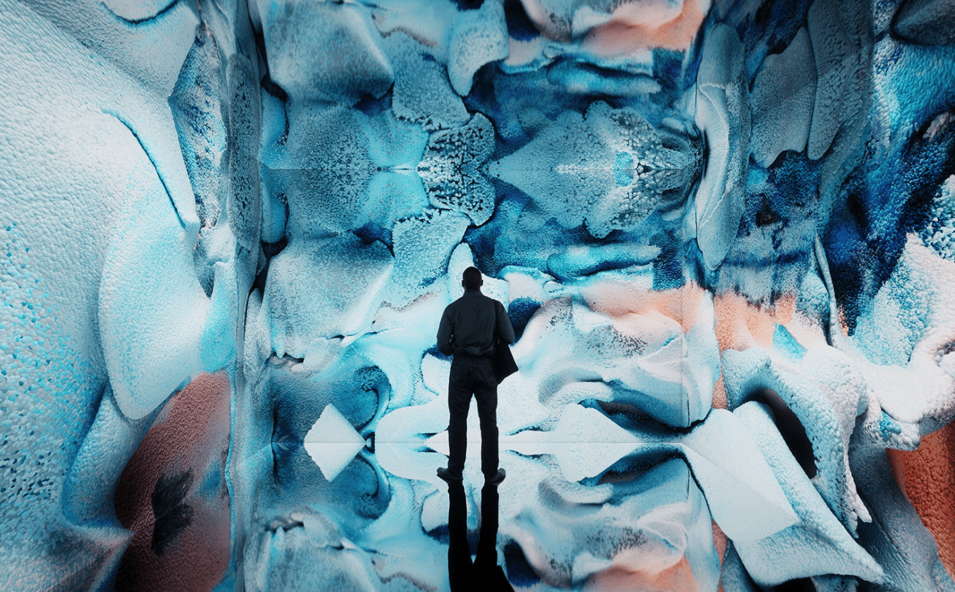 Glacier Dreams at i Light Singapore 2023.