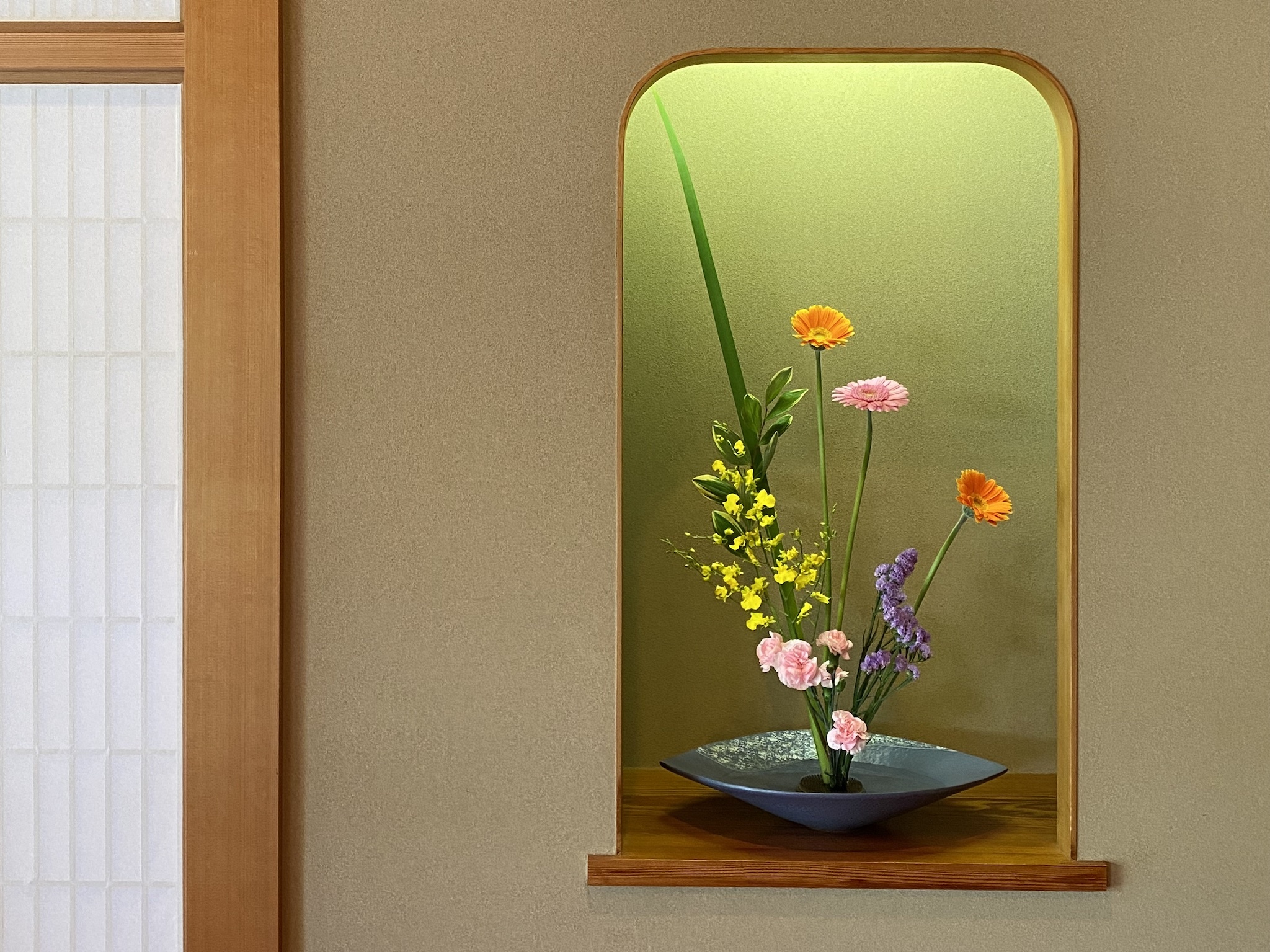 Japanese Ikebana at Ikebono Headquarters