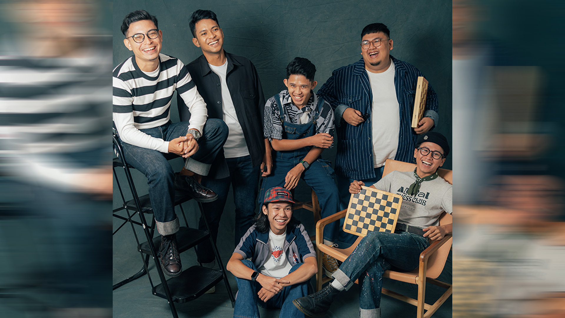 (Back, L to R) Syariz, Zuhaili, Amirul, Shaiful; (Front, L-R) Haikel, Hirfan; Z (not pictured)