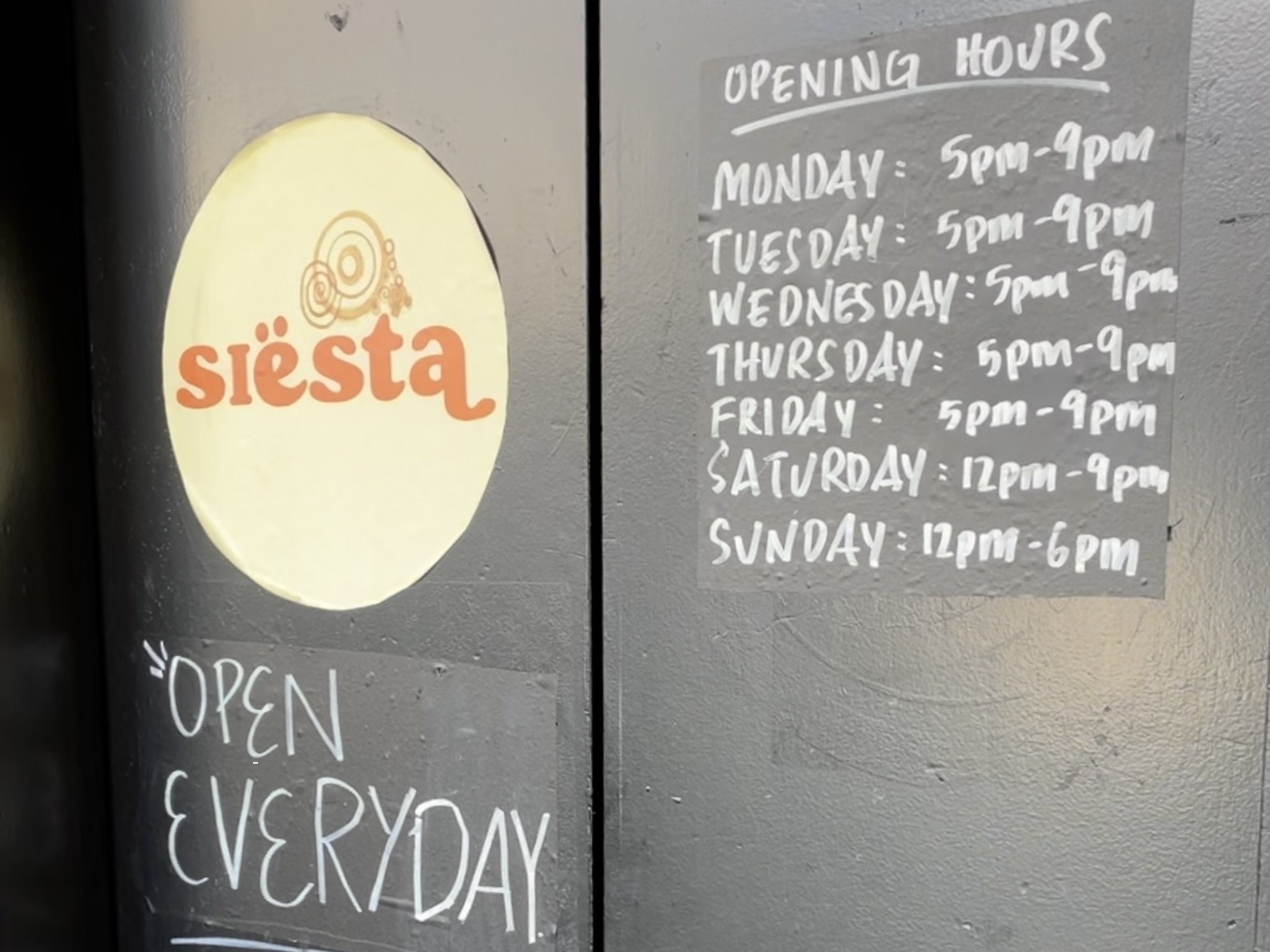 Siesta café