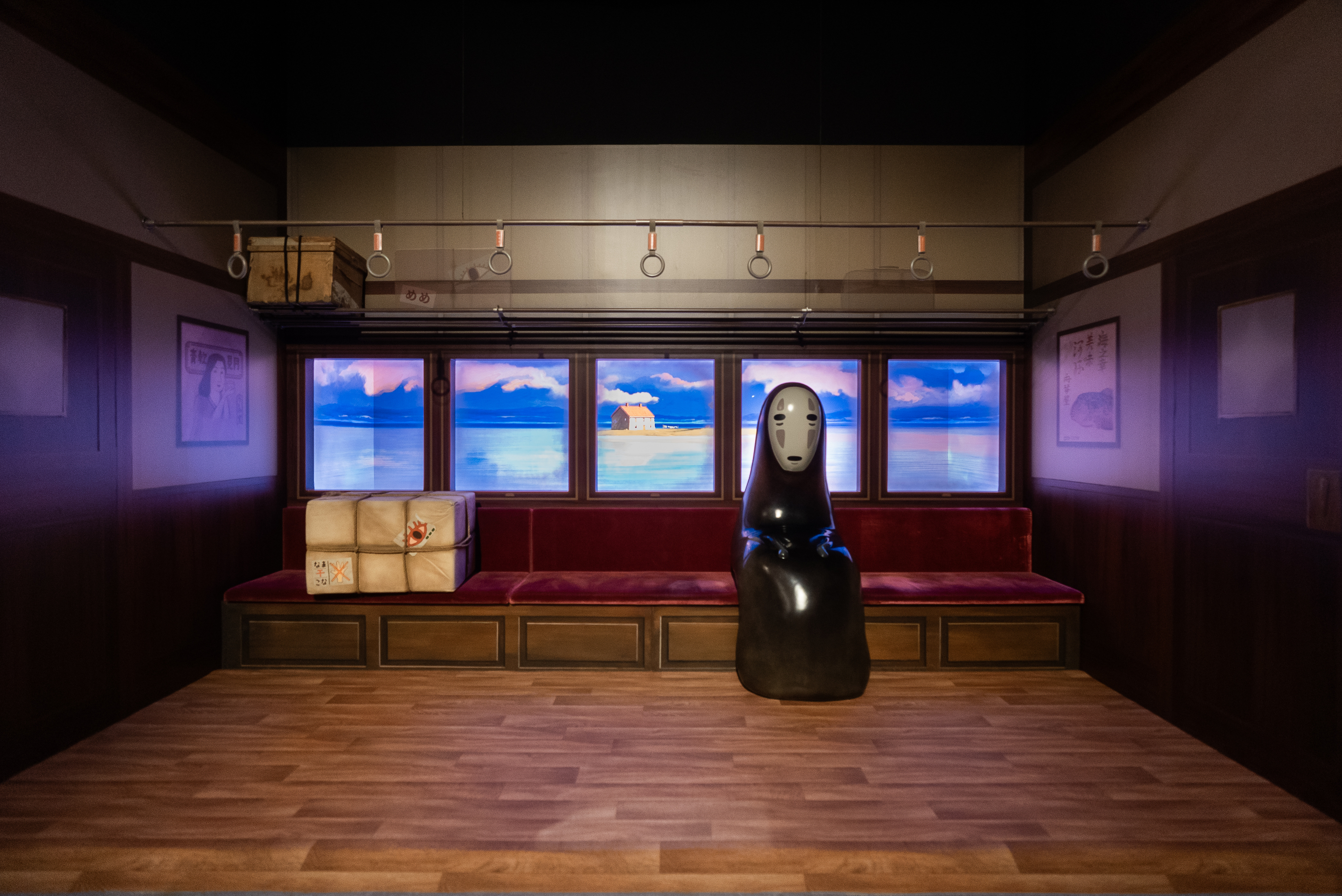 No-Face on the Sea Railway in 'Spirited Away (2001)'