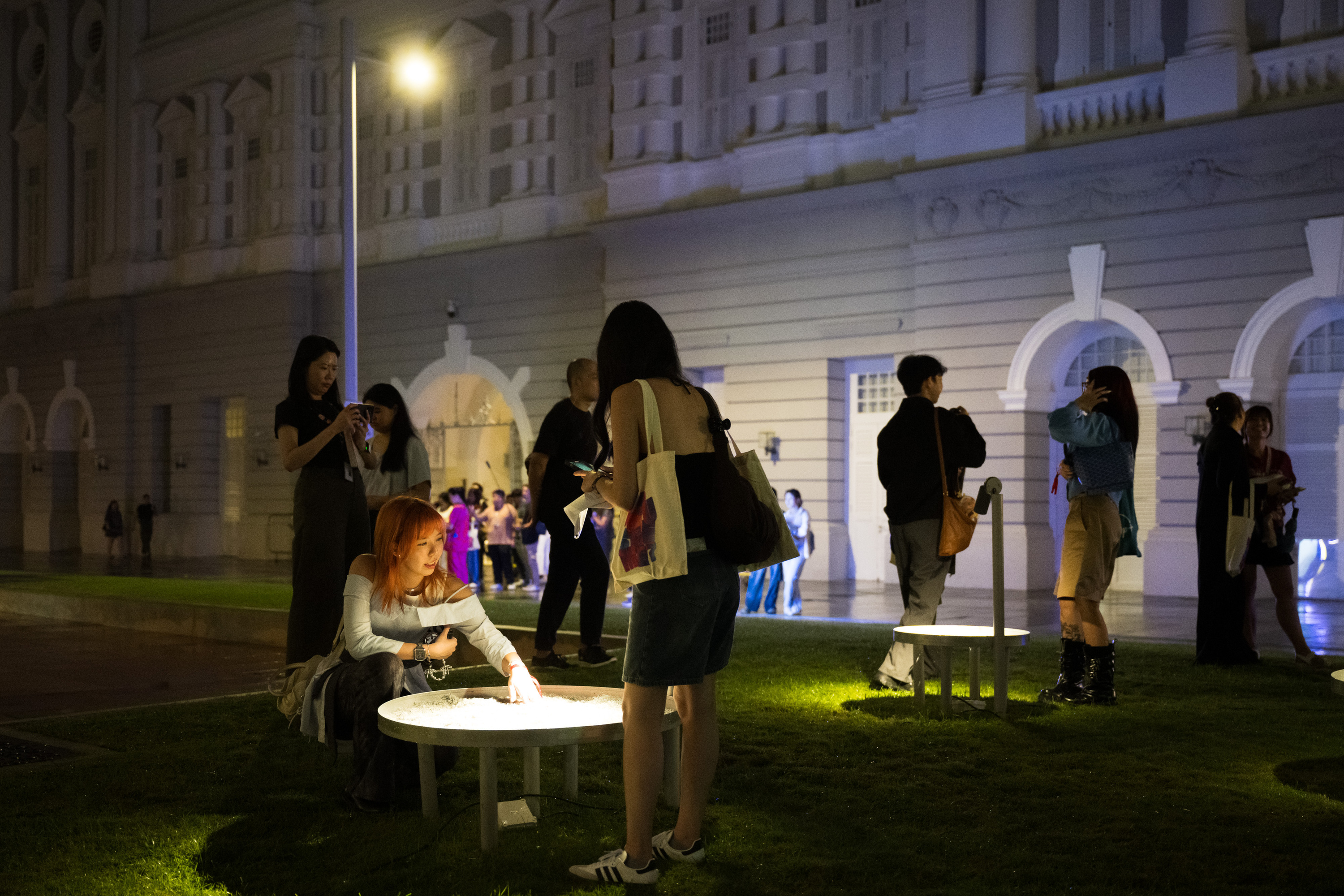 Installation view of 'A Little Bead of Work' by Kray Chen