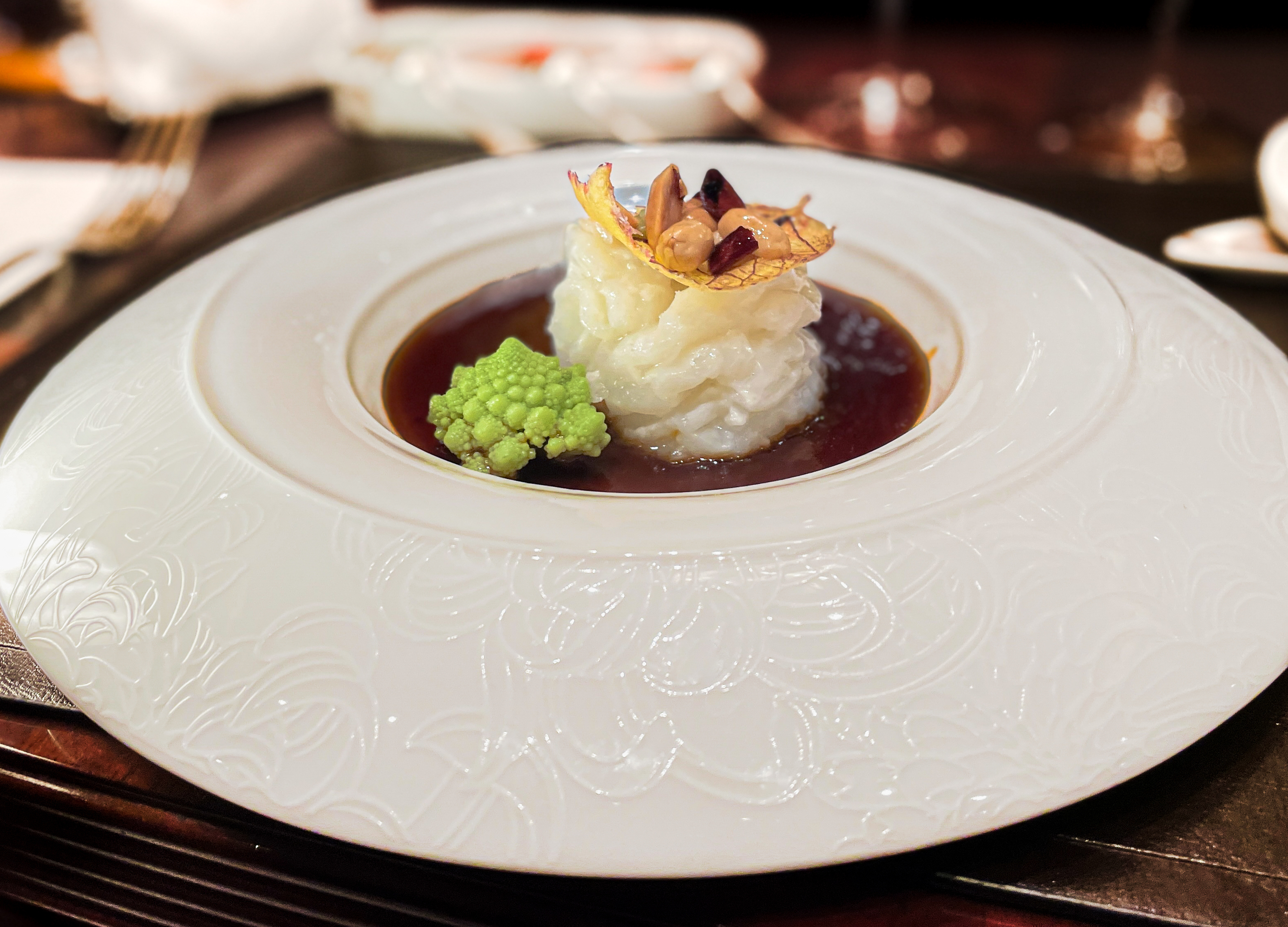 Peony king prawn in kung pao style from Palace Garden
