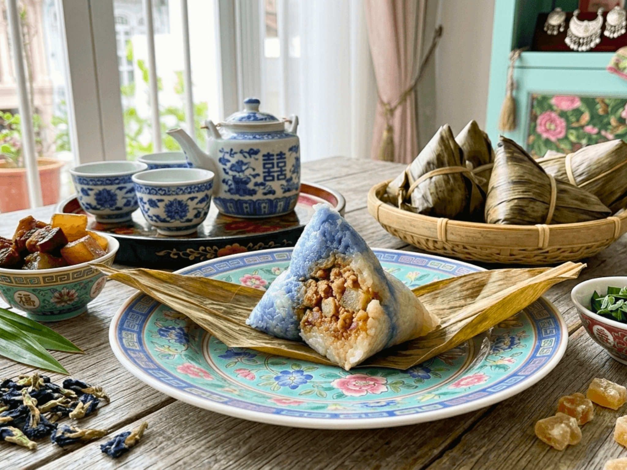 Iberico pork Nyonya rice dumpling