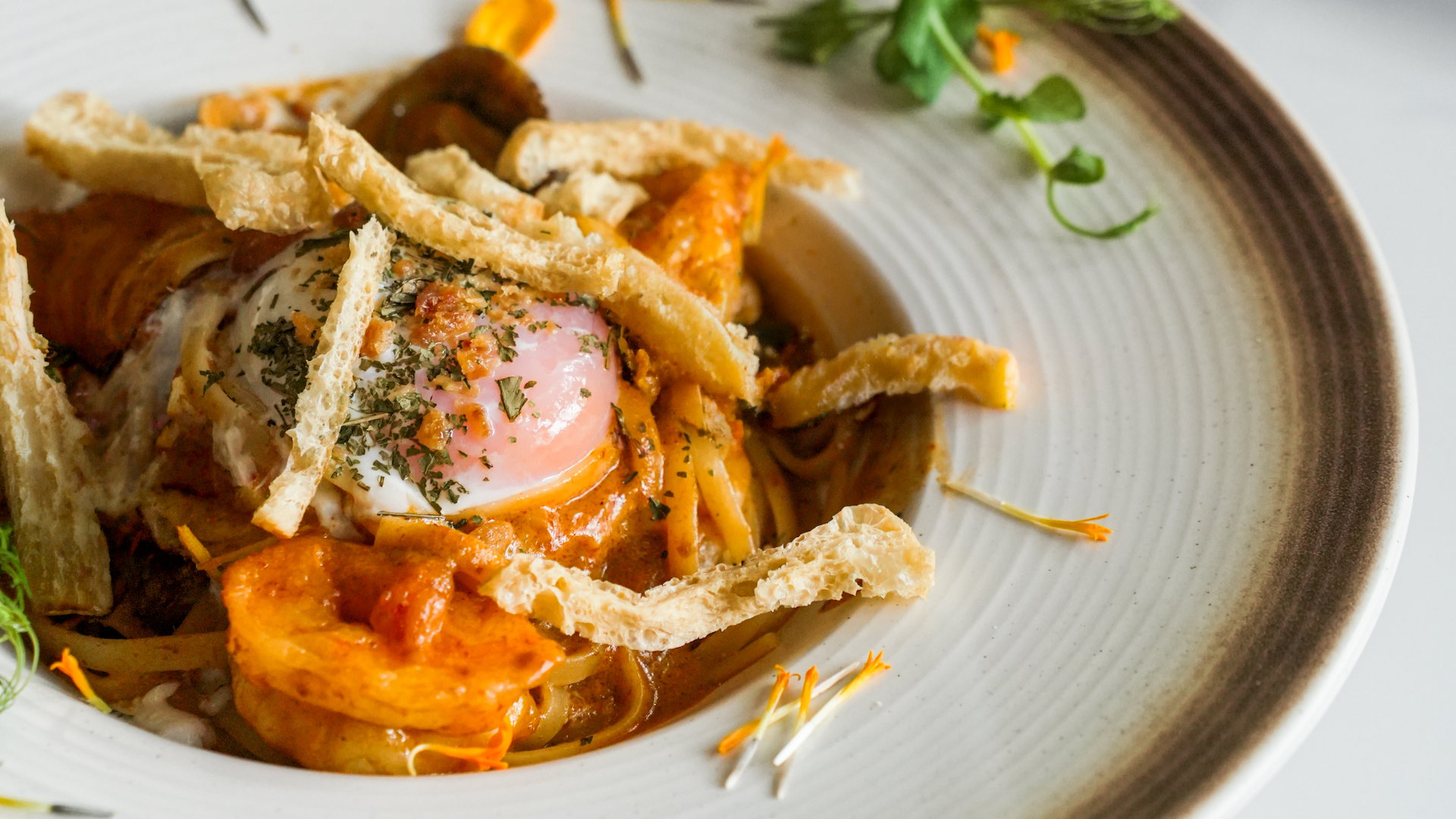 Singapore laksa linguine