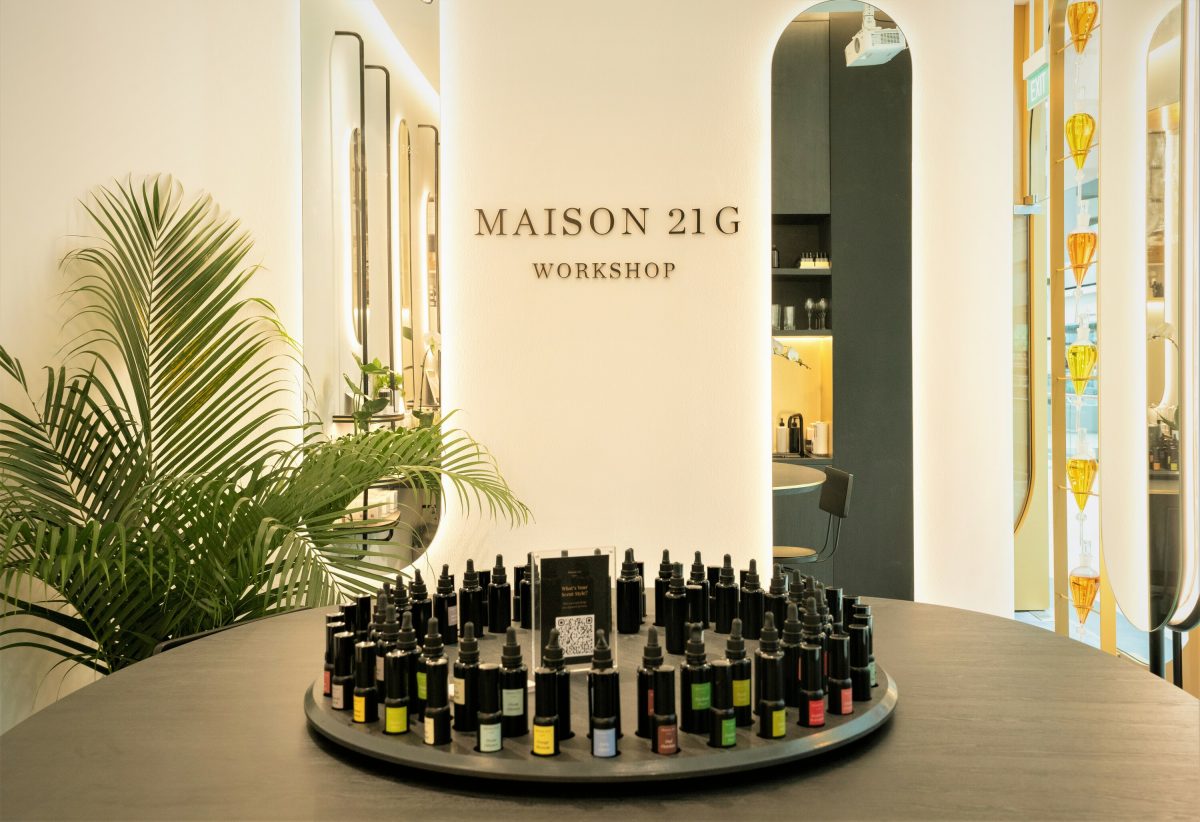 Maison 21G Singapore perfume workshop