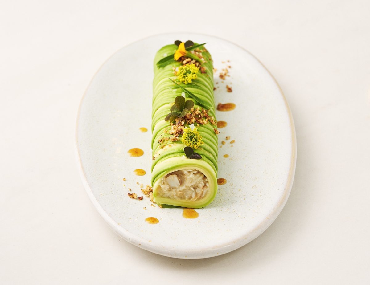 Mangrove Crab Tartine, Avocado, Yuzu Citrus