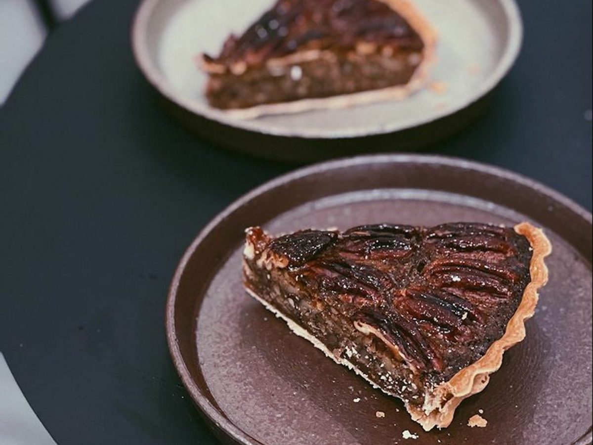 Maple pecan pie from Clap Café