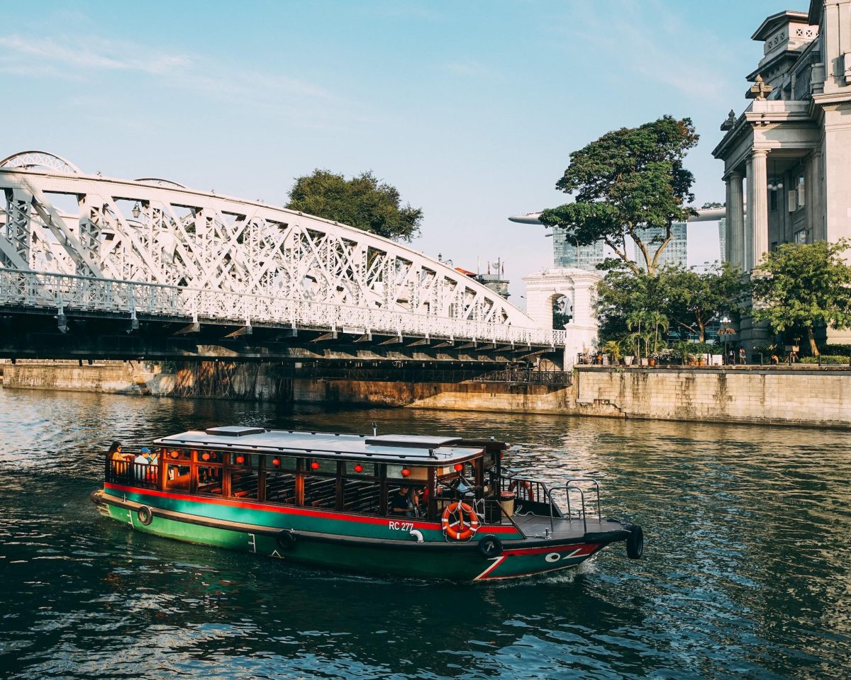 bridge, boat