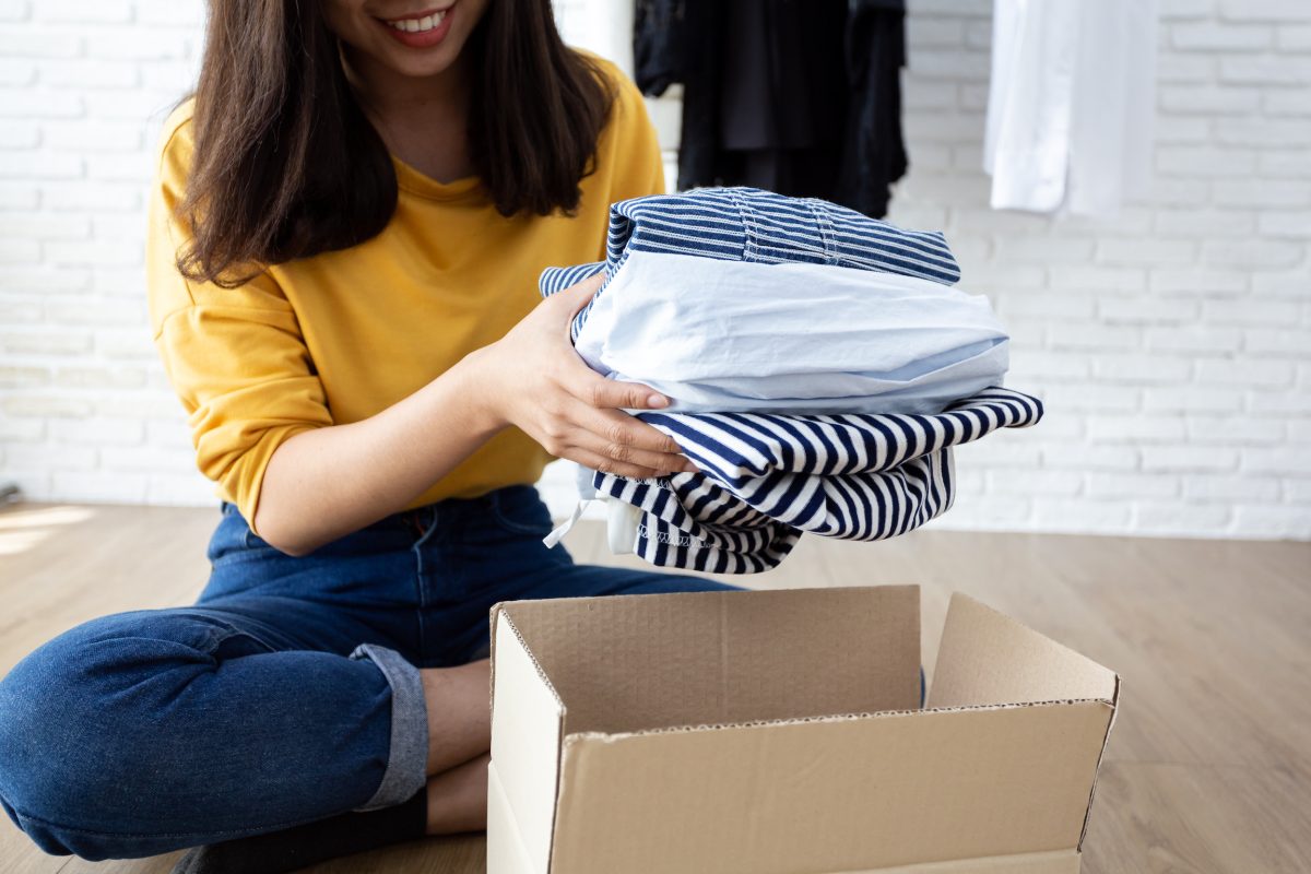 donation, clothes