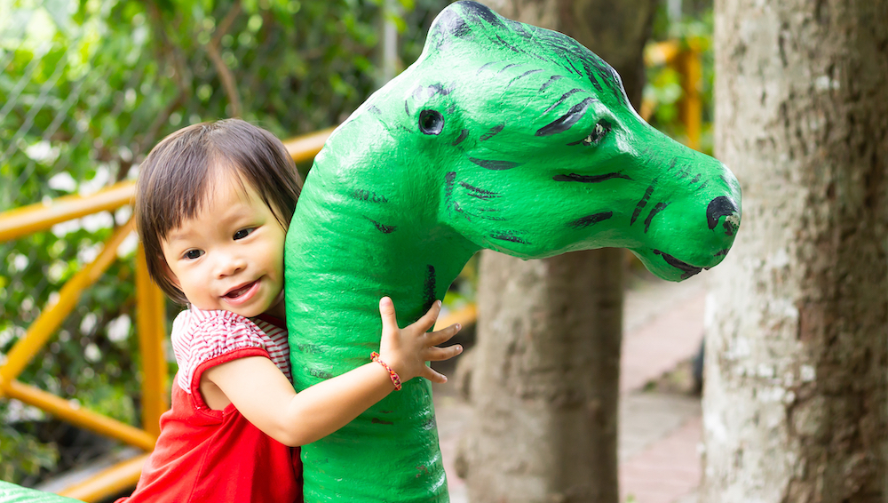 Dinosaur, playground