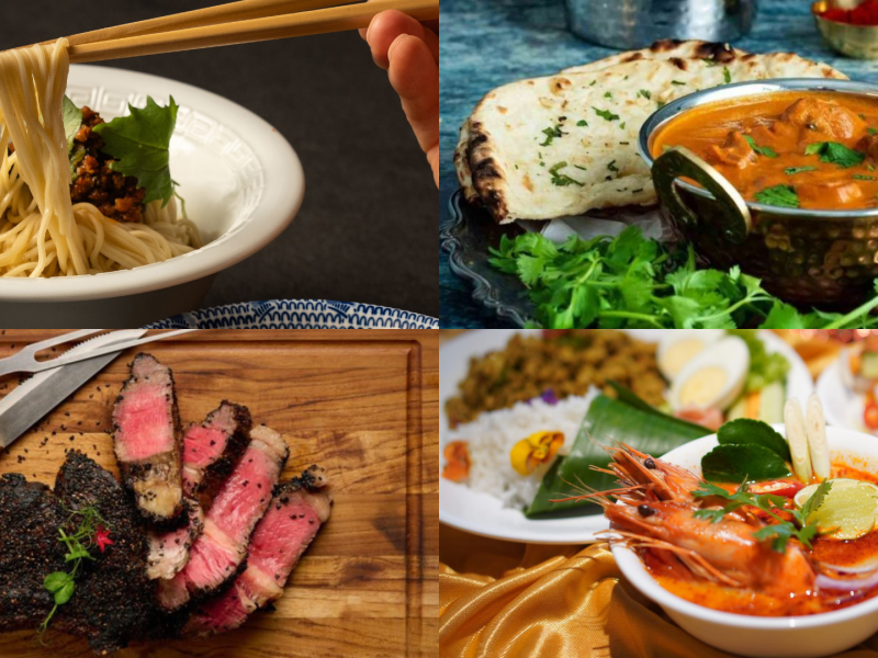 Mensho X, Anjana Kitchen, Tomahawk Contemporary Steakhouse, MP Thai